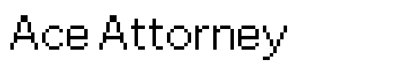 Fonte Ace Attorney