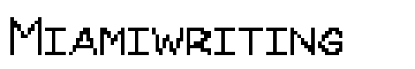 Fonte Miamiwriting