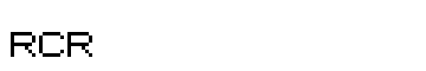 RCR font preview