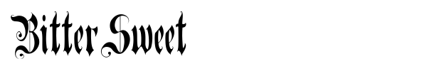 Fonte BitterSweet
