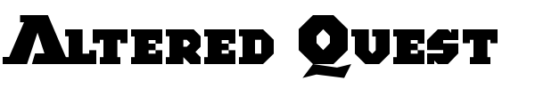 Fonte Altered Quest