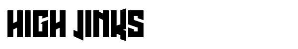 Fonte High Jinks