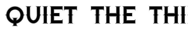 Quiet the Thief font preview