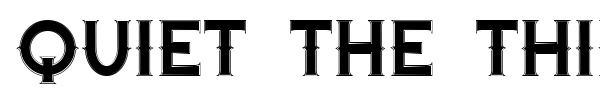 Quiet the Thief font preview