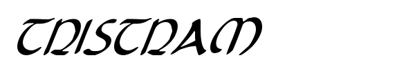 Tristram font preview
