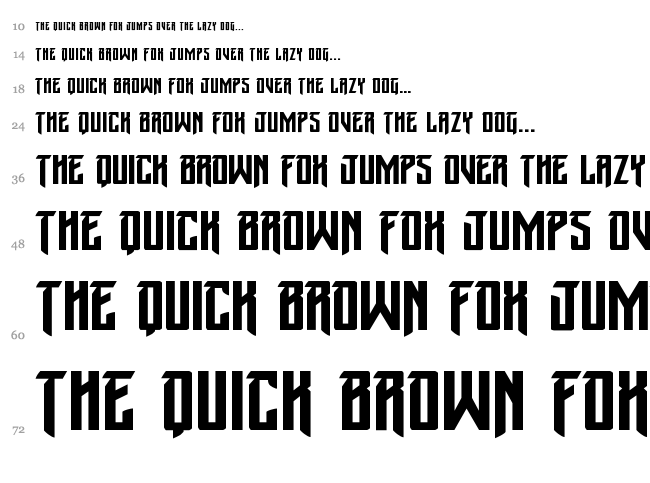 Winter Solstice font waterfall