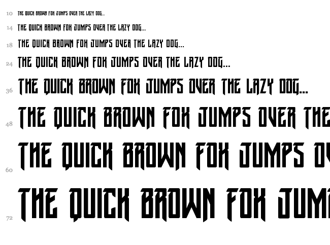 Winter Solstice font waterfall