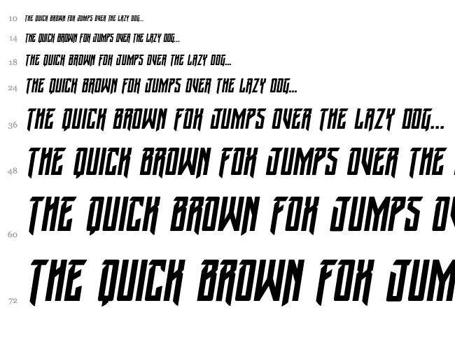 Winter Solstice font waterfall