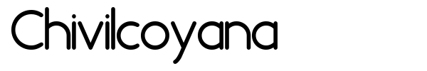 Chivilcoyana font preview