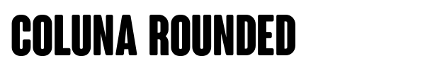 Fonte Coluna Rounded