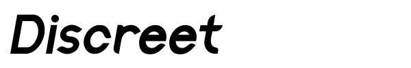Fonte Discreet