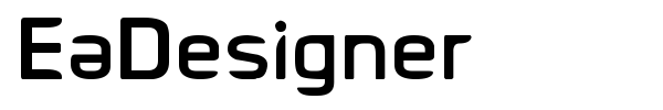 EaDesigner font preview