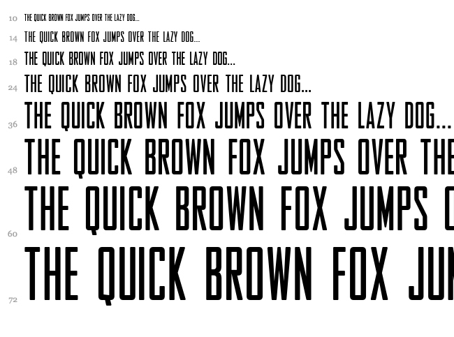 Entschuldigung font waterfall