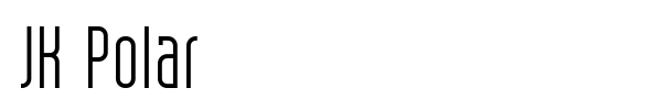 JK Polar font preview