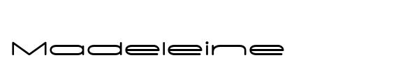 Madeleine font preview