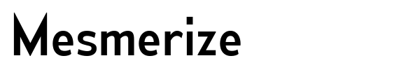 Mesmerize font preview