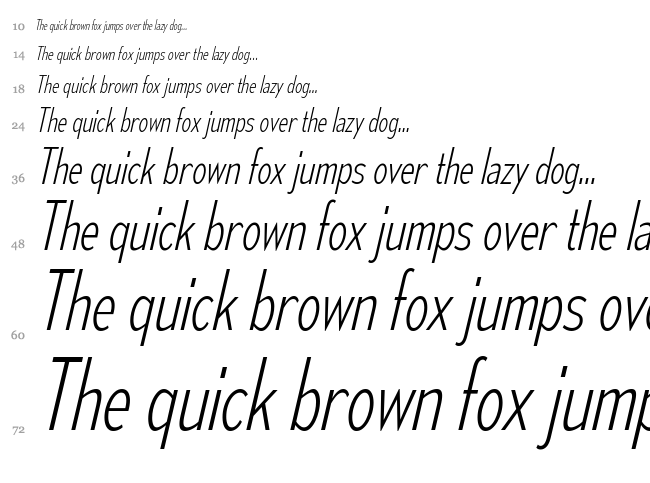 Mesmerize font waterfall