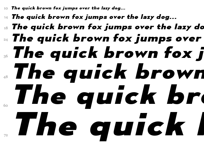 Mesmerize font waterfall