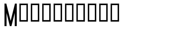 Michelucci font preview