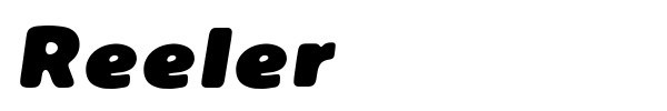 Reeler font preview