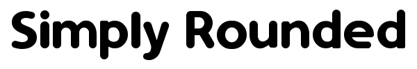 Fonte Simply Rounded