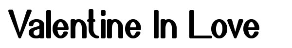 Fonte Valentine In Love