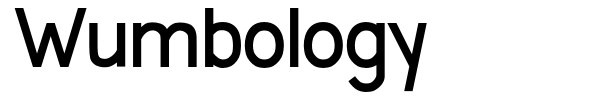 Wumbology font preview