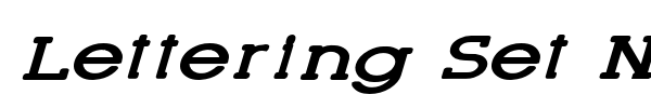Fonte Lettering Set New