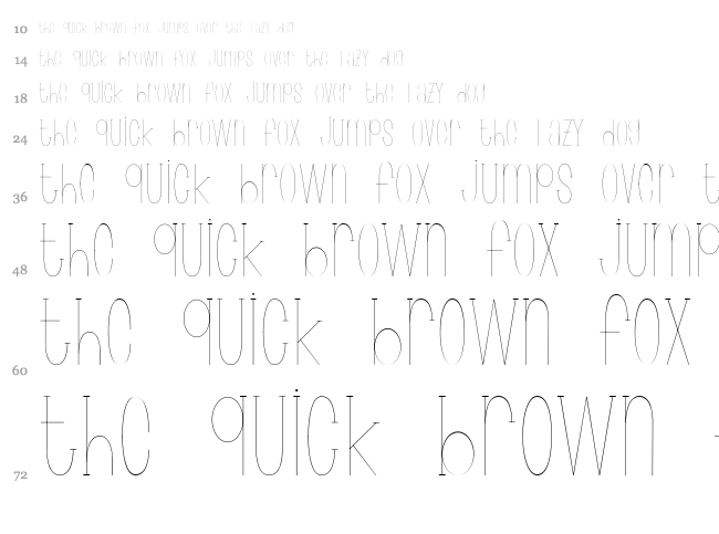 Wonderlust font waterfall