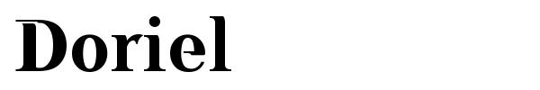 Doriel font preview
