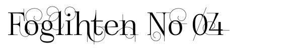 Fonte Foglihten No 04