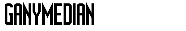 Ganymedian font preview
