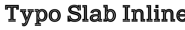 Fonte Typo Slab Inline