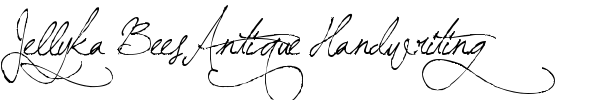 Fonte Jellyka BeesAntique Handwriting