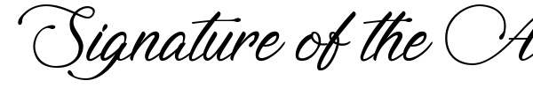 Fonte Signature of the Ancient