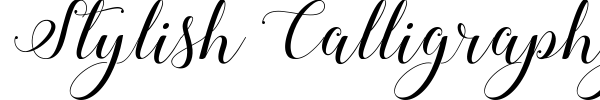 Fonte Stylish Calligraphy