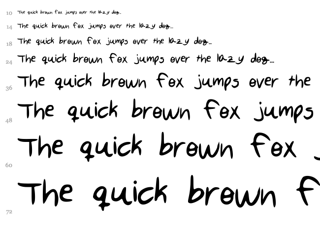 An Original Font By Davi font waterfall