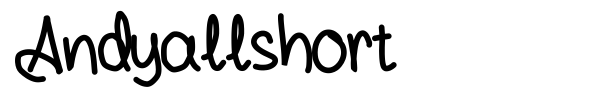 Fonte Andyallshort