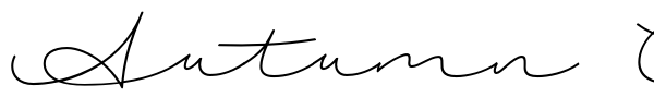 Fonte Autumn Chant