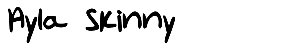 Fonte Ayla Skinny