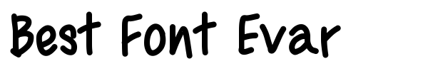 Fonte Best Font Evar