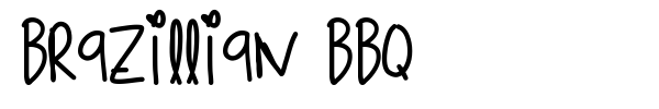 Brazillian Bbq font preview