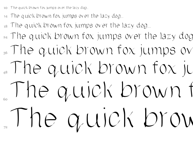 Bridges font waterfall