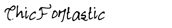 Fonte ChicFontastic