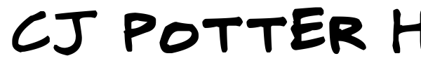 Fonte CJ Potter Handwriting