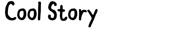 Fonte Cool Story