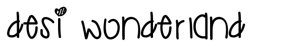 Desi Wonderland font preview