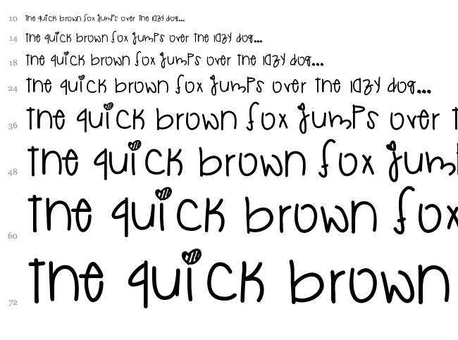 Desi Wonderland font waterfall