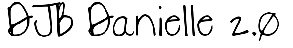 Fonte DJB Danielle 2.0