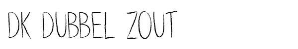 Fonte DK Dubbel Zout